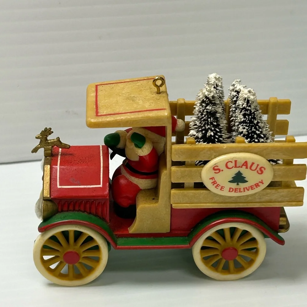 Hallmark Keepsake 1984 Santa's Delivery Truck Christmas Ornament - Picture 3 of 5